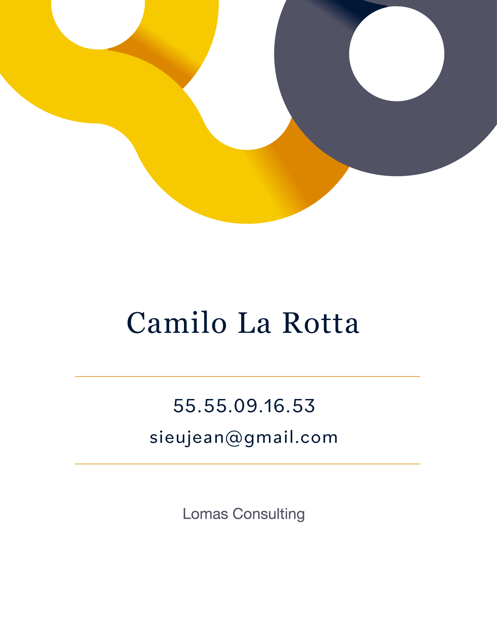 Tarjeta de presentación digital